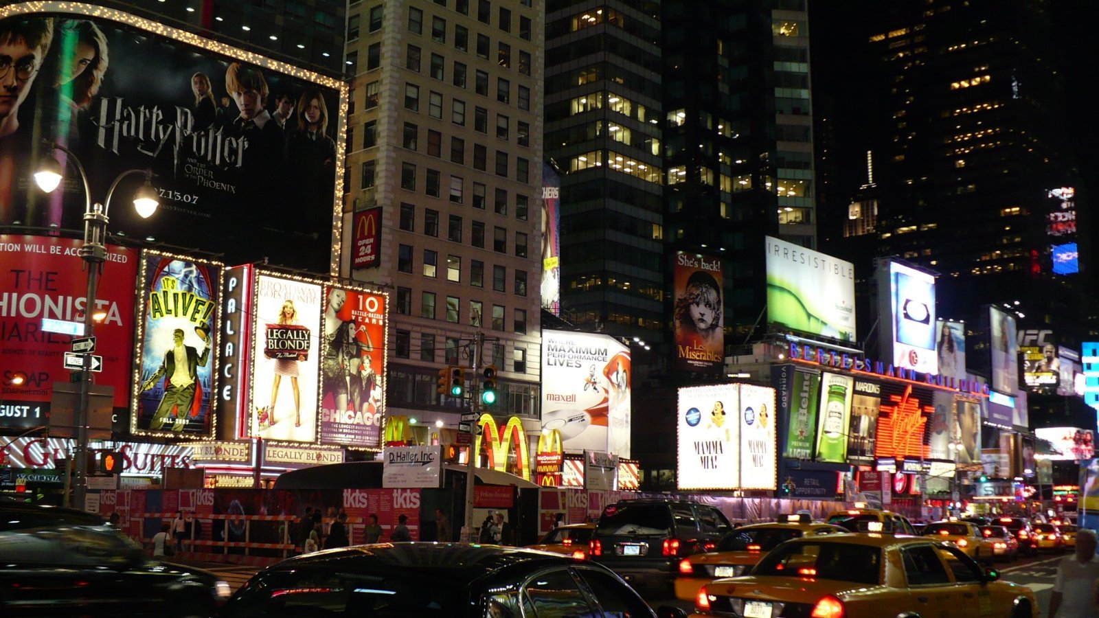 Broadway e Times Square, em Nova York, em registro de 2007; foto de arquivo.